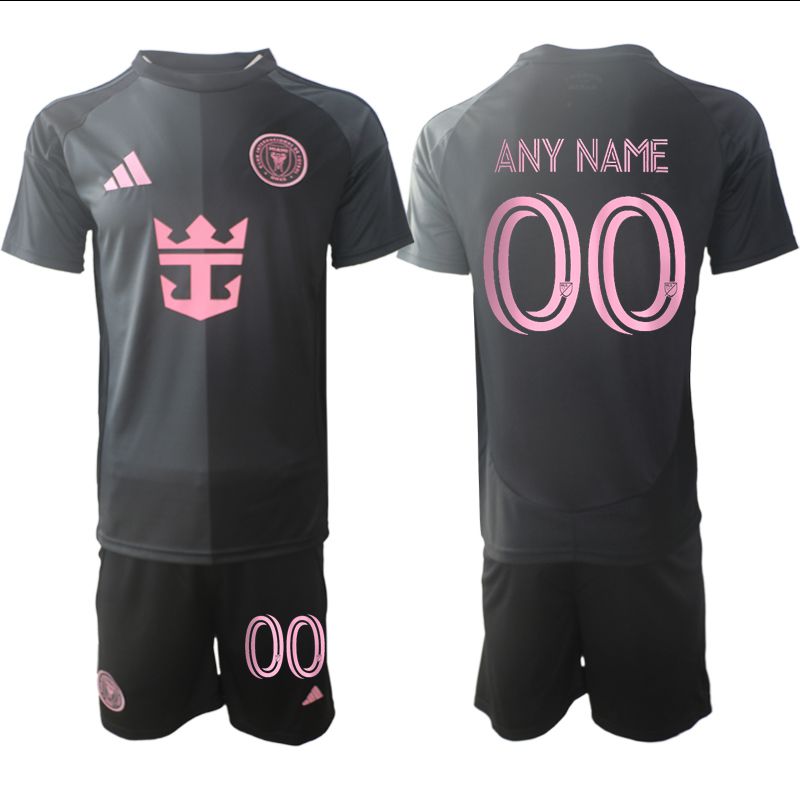 Men 2025-2026 Club Inter Milan CF away Black customized Soccer Jersey->customized soccer jersey->Custom Jersey